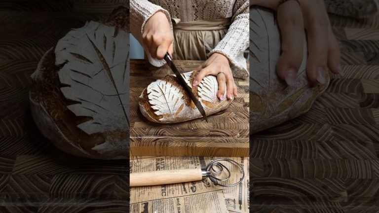Bread Scoring! Brot selber backen & einschneiden 😍 #sourdough #backen #shorts Mamiseelen