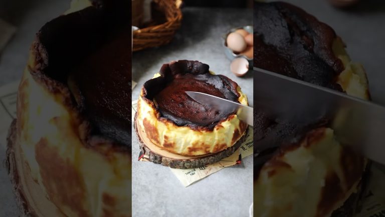Basque Burnt Cheesecake! #food #dessert
