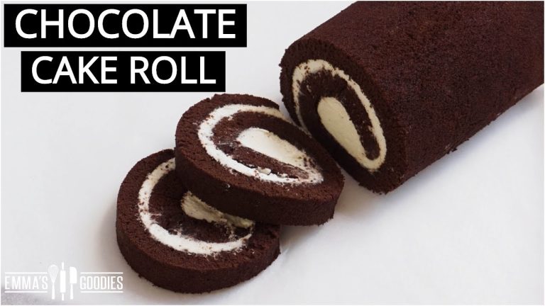 THE BEST Chocolate Cake Roll! Chocolate Swiss Roll Recipe