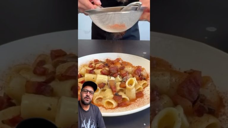 Senhoras e senhores, apresento-lhes o Gricia Alla Calabrese do Chef Federico Fusca! #food #massa