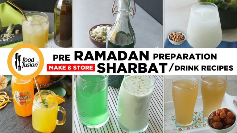 Pre Ramadan Preparation Sharbat Recipes by Food Fusion