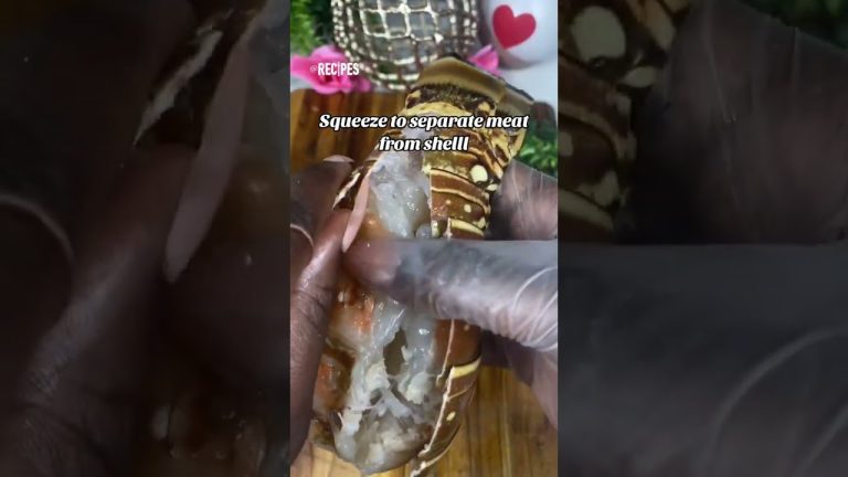 Air-fried lobster tails! #airfryer #lobster #recipe #shorts