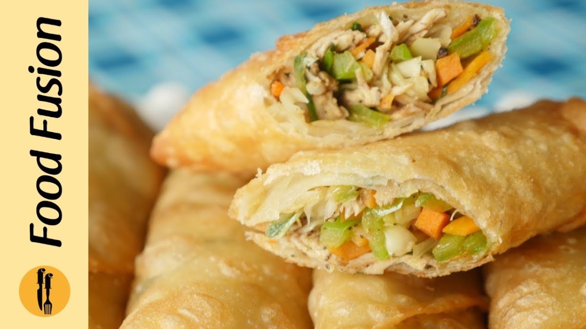 Chicken Spring Rolls Recipe by Food Fusion (Ramzan Special Recipe)