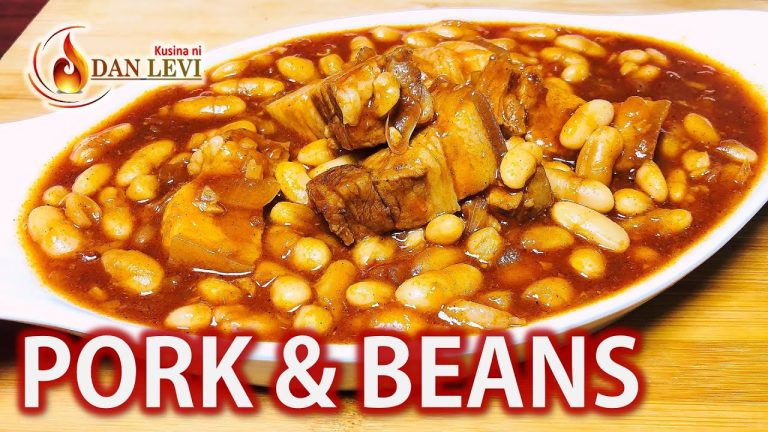 YUMMY PORK & BEANS | FILIPINO-STYLE PORK & BEANS RECIPE | BITSUELAS AT BABOY RECIPE | DAN LEVI