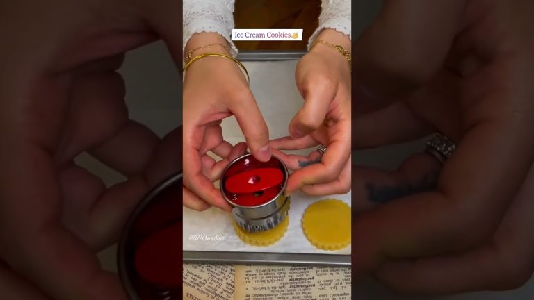 ice Cream Cookies 🥠 #shorts #youtubeshorts #cooking #recipe #cake #dessert