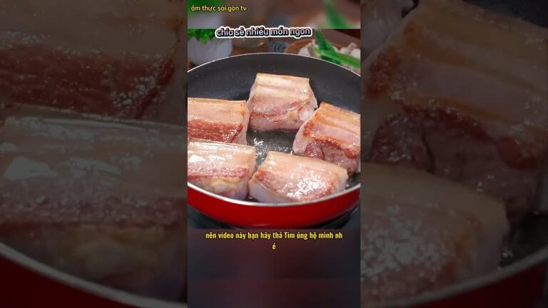 thịt kho tàu làm kiểu này thì ngon tuyệt vời #ẩmthựcsàigòn