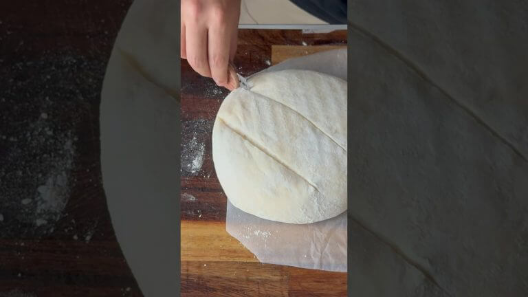 Scoring Sourdough Bread #shorts