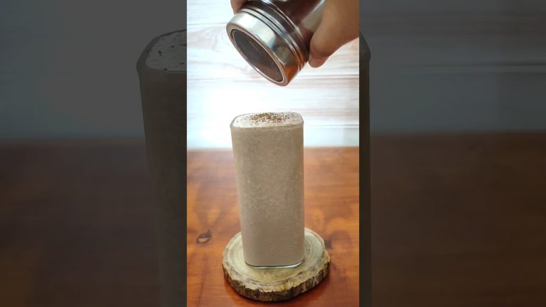 My Everyday Chocolate Banana Smoothie #smoothie #cookingshorts #asmrcooking #asmrsounds #shorts