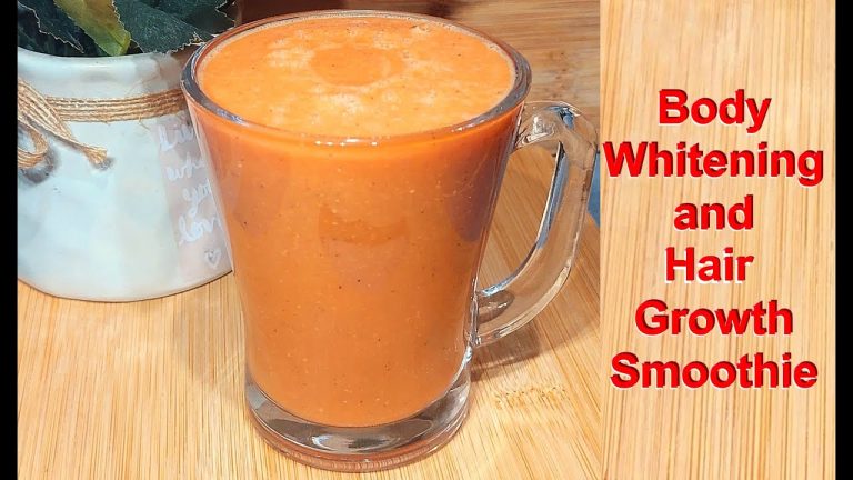 Achieve Naturally Radiant Skin & Strong, Healthy Hair with Papaya & Pomegranate Smoothie Recipe!