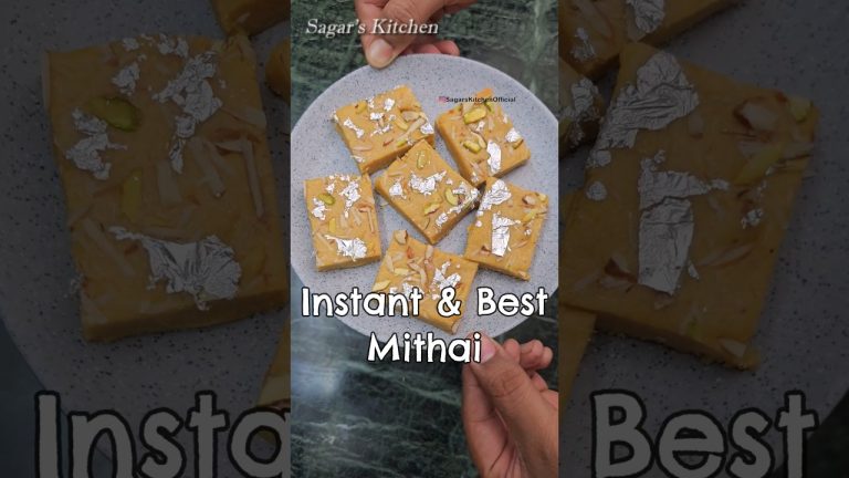 Healthy and Easy Sweet Recipe #SweetRecipe #Shorts #Mithai