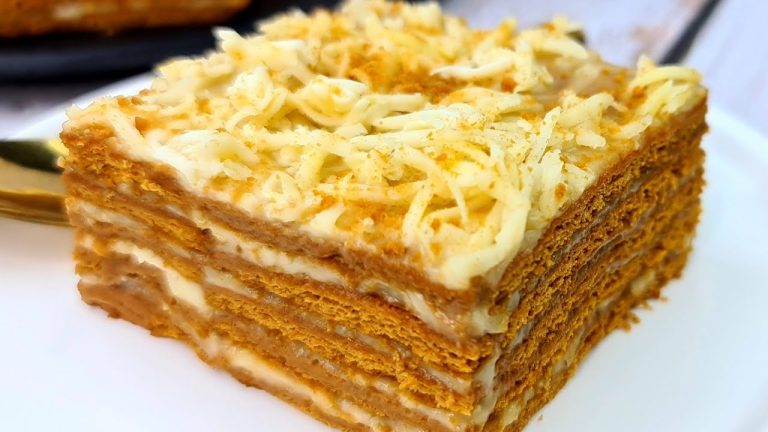 Cheesy CUSTARD GRAHAM DESSERT | No Bake Dessert