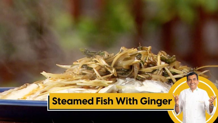 Steamed Fish with Ginger | Ginger Steamed fish Recipe | Seafood Recipe | Sanjeev Kapoor Khazana