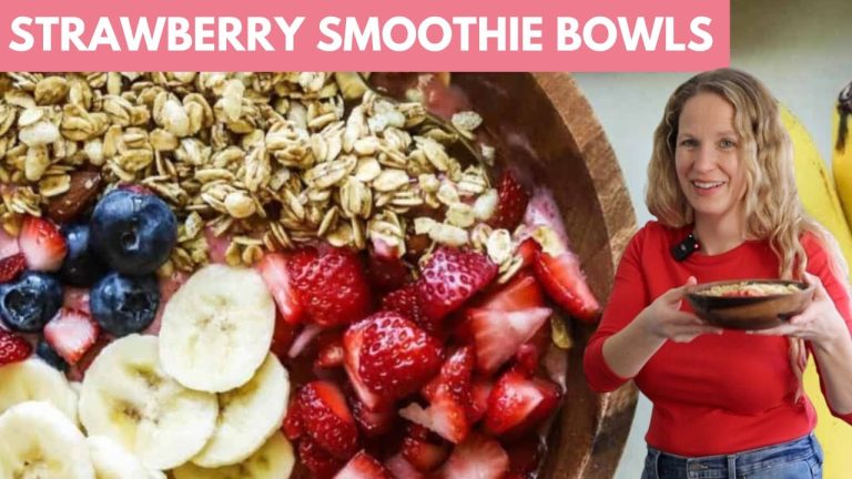 Strawberry Banana Smoothie Bowl