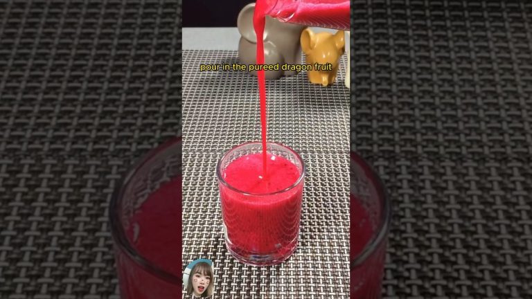 How To Make A Delicious Red Dragon Fruit Smoothie In Under 5 Minutes!