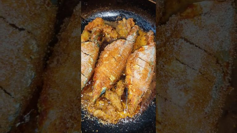 Mackerel Rawa Fry🤤 #shorts #seafood #viral