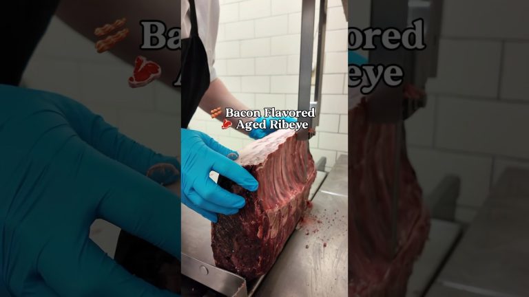 Dry Aged Cold Smoked Ribeye 🥩 🥓 #steak