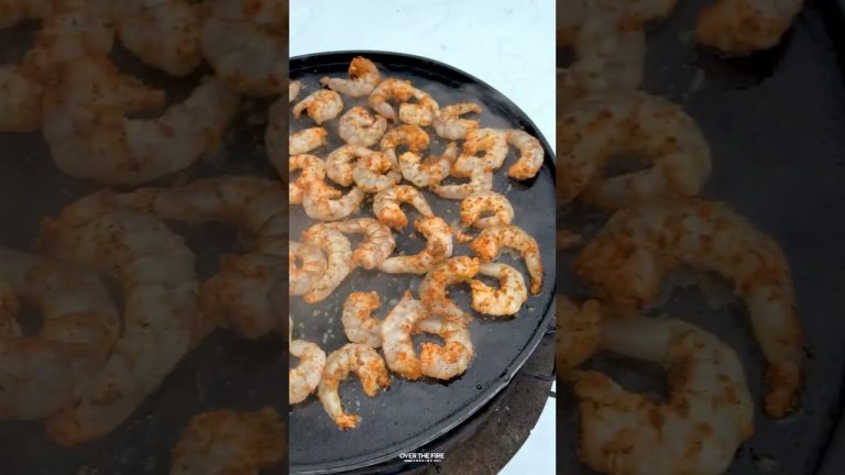 Chipotle Garlic Butter Shrimp Recipe | Over The Fire Cooking by Derek Wolf