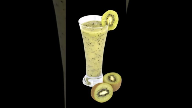 Banana and Kiwi Smoothie For Weight Loss #smoothierecipes #smoothie #shorts #burnbellyfatfast