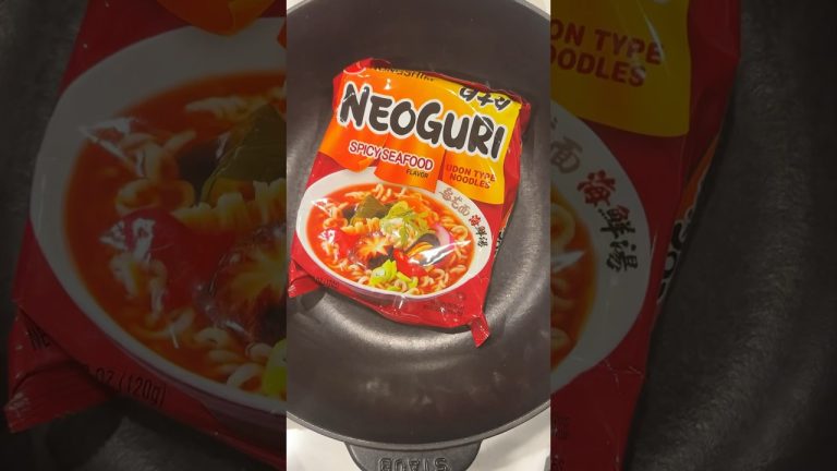 Spicy Seafood NEOGURI❤️ Instant Ramen Recipe🤪