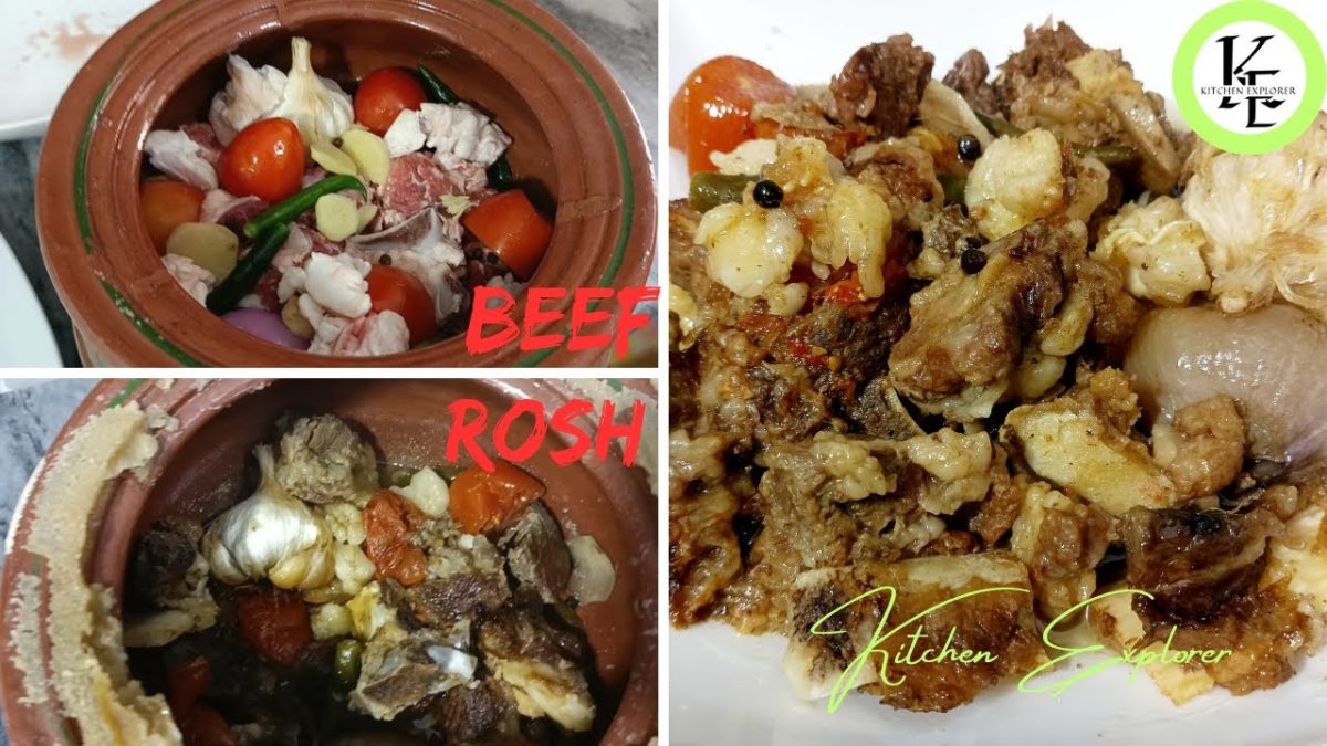 Rosh | Beef Rosh | Peshawari Namkeen Rosh | How to Make Authentic Rosh | Easy Rosh Recipe