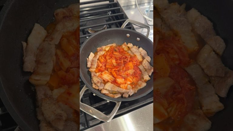 삼겹살과 김치 혼점🔥