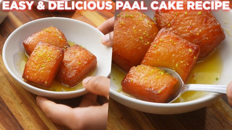 Easy & Delicious Sweet Paal Cake Recipe