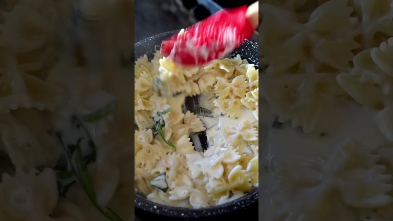 4 ingredients creamy pasta #healthyrecipes #dinnerideas