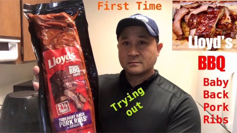 Trying out Lloyd’s BBQ BABY RIBS in an Air Fryer