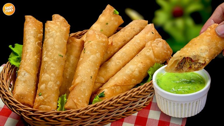 Chicken Spring Rolls Recipe,Make and Freeze Ramadan recipes,Iftar recipes,New Recipes 2024