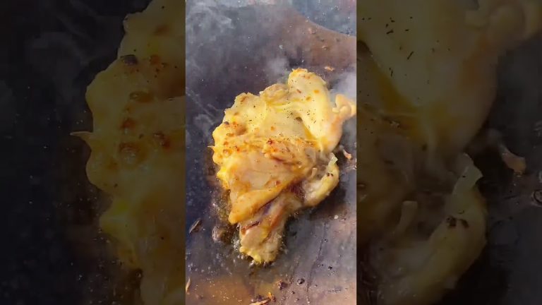 OMG🤤！Delicious Asian street food 👍烤鸡腿