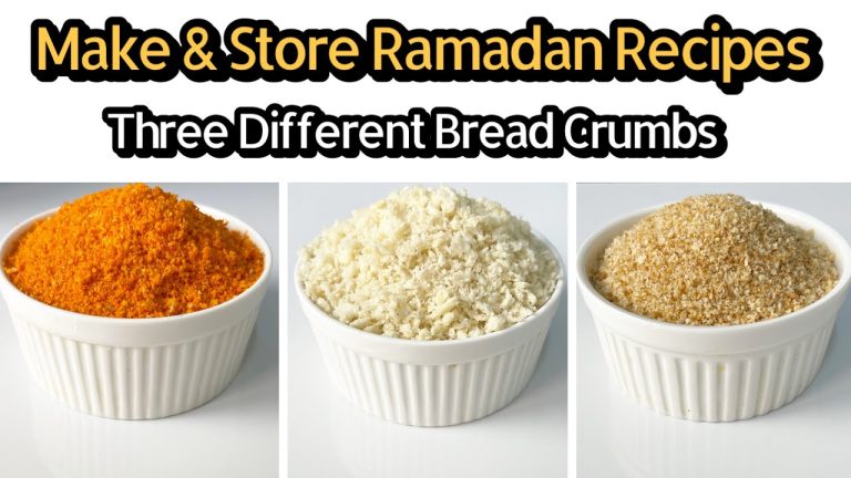 Homemade Bread Crumbs 3 Ways Ramadan Special Make & store Recipe