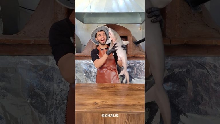 Southern specialty: recipe shark grill 🐟#shorts #food #fishcooking #seafood