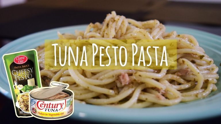 Easy to cook Tuna Pesto Pasta using Clara Ole Sauce