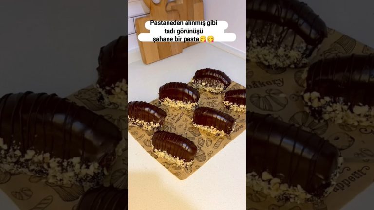 muzlu pasta 😋💜 #youtubeshorts #tarifler #pratik #video #enfeslezzetler #keşfet #pasta