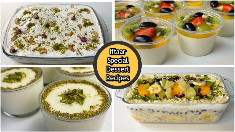 4 Delicious Ramadan Dessert Recipes – Quick & Easy dessert by Sariya