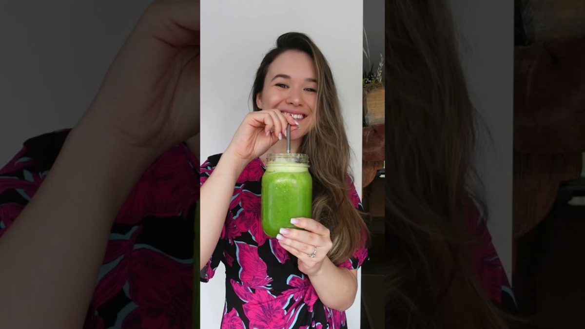 How to make a green juice without a juicer #shorts #greenjuice #healthy #recipe #food