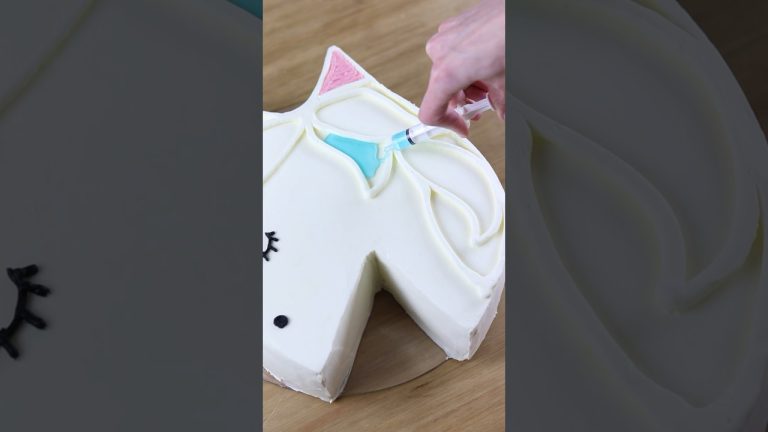 Unicorn Jello Cake 🦄🎂 #dessert