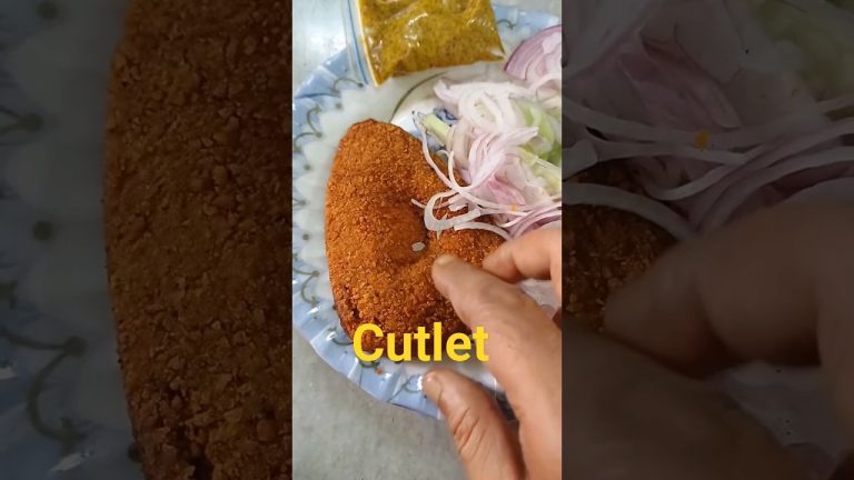 cutlet 😀😀 #chickencutlet #chicken #streetfood #shorts