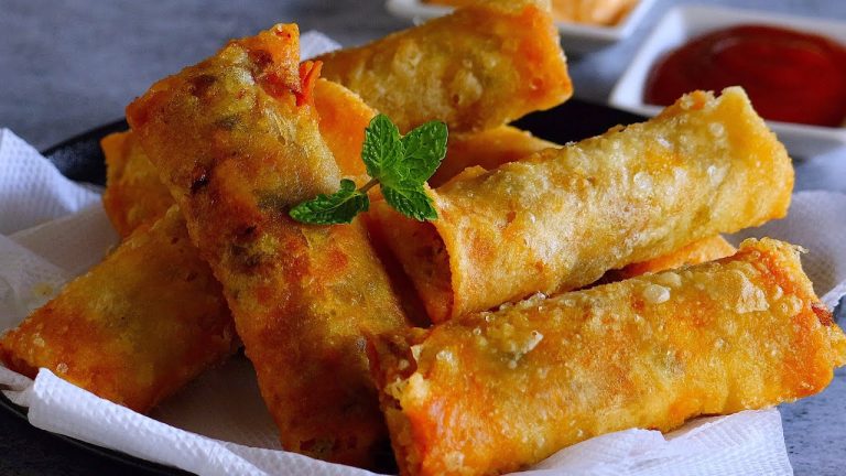 సాయంత్రానికి అప్పటికప్పుడు వేడివేడిగా స్నాక్👉ఒకటికి పది లాగిస్తారు😋Spring Rolls Recipe👌Evening Snack