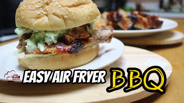 The Easiest Pork BBQ You'll Ever Make In a Air Fryer | Air Fryer BBQ Recipe