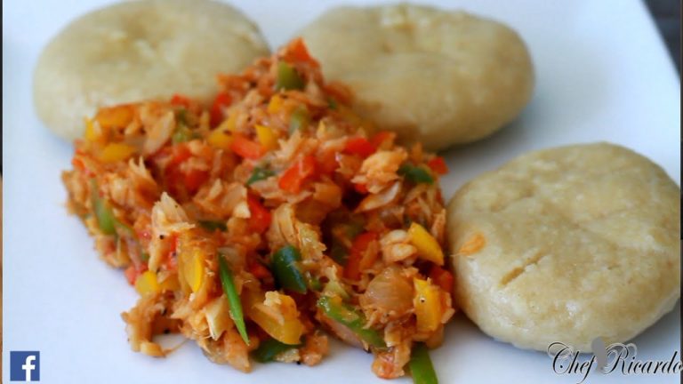 Jamaican Dumpling And Selfish. Jamaican Cooking. Salt Fish | Recipes By Chef Ricardo