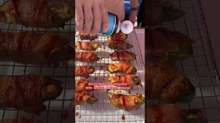 The Perfect Jalapeños!  #baconwrapped #recipes #bbq