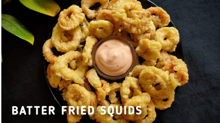 Squids batter fry | Crispy Goan Food recipes | Quick Calamari Fry | How to make Squids batter Fried