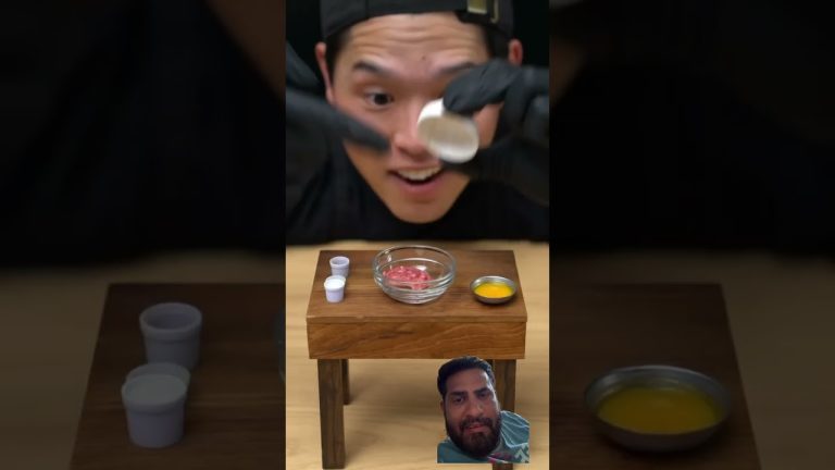 Tiny cheese🍔#funny #youtube #short #food #burger #cooking #foodie #bbq #recipe #viralvideo#fun#viral