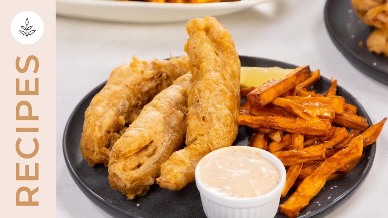 DIY Fish and Chips From Banana Blossom – Make It Vegan | EATKINDLY Recipes