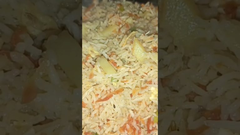 Chinese Fried Rice Recipe #shorts #cooking #recipe #trending