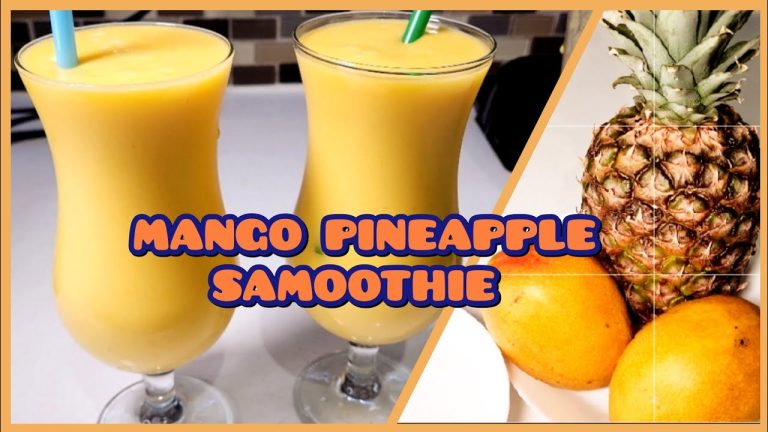 Mango Pineapple Smoothie McDonald's Style recipe | Boba recipe