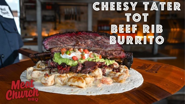 Cheesy Tater Tot Burrito as seen on The Tonight Show