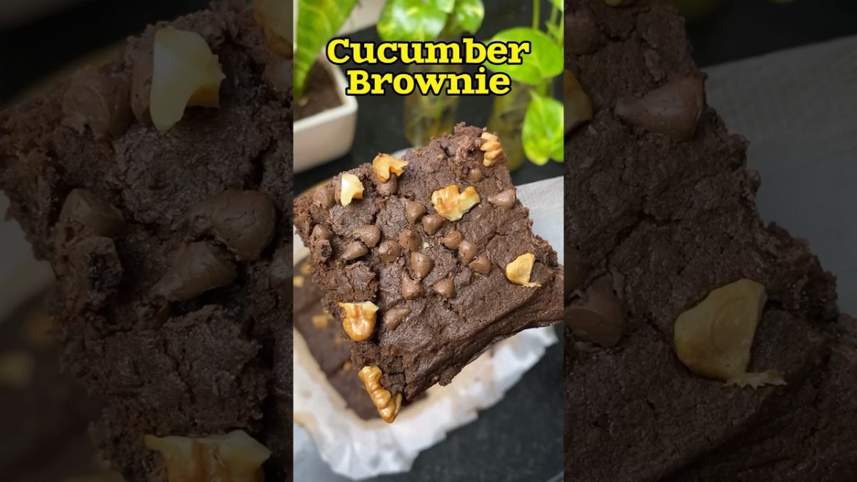 🥒🥒🍰வெள்ளரிக்காய் பிரவுனி 😋👌| Cucumber Brownie recipe😋👌#shorts #dessert #brownie
