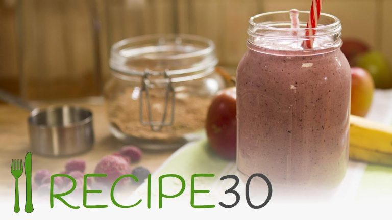 Berry blast super smoothie recipe – healthy food juice